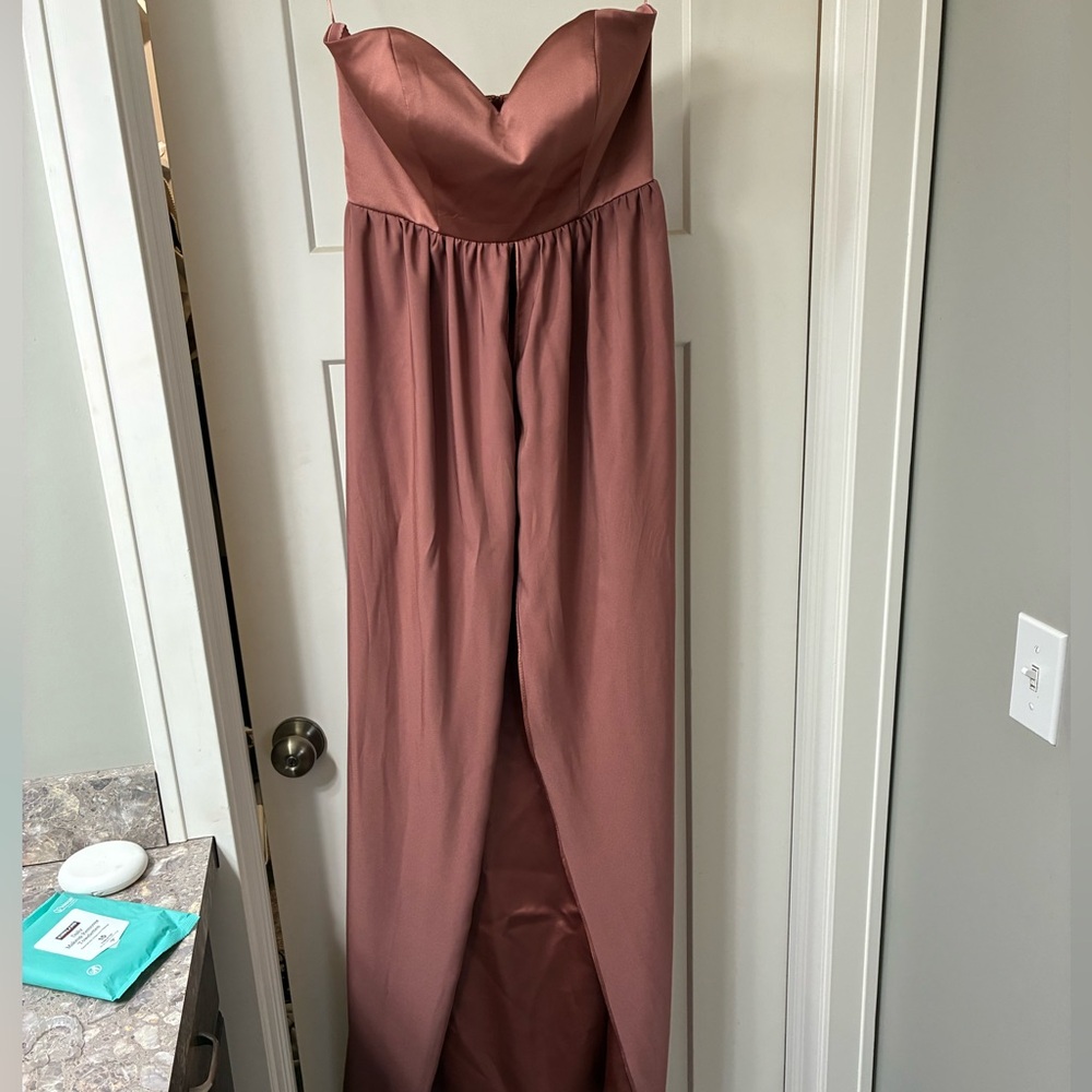 Devan convertible Revelry Dress in Dusty Rose